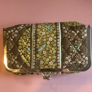 Vera Bradley sitting in a tree kiss lock clutch